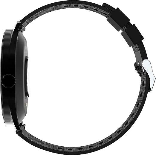 ZEBRONICS Zeb-Fit2220CH Smart Fitness Band, 2.5D Curved Glass Full Touch Display, SpO2, BP & Heart Rate Monitor, IP68 Water Resistant, 8 Sports Mode (Black Rim + Black Strap) ZEBRONICS Zeb-Fit2220CH Smart Fitness Band, 2.5D Curved Glass Full Touch Display, SpO2, BP & Heart Rate Monitor, IP68 Water Resistant, 8 Sports Mode (Black Rim + Black Strap)